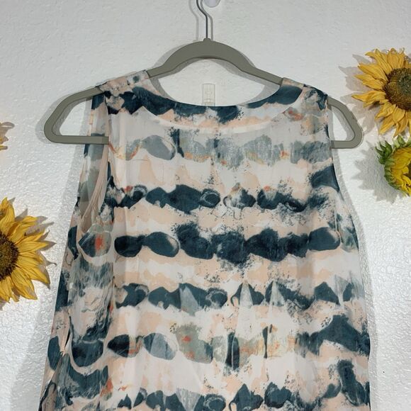 Cabi Abstract Sleeveless V-neck Formal Casual Blouse Size XS Women’s - Picture 6 of 9